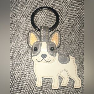 Coach French Bulldog Dog Keychain Keyring